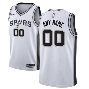 2019-20 San Antonio Spurs Custom Swingman White Association Edition Basketball Jersey Brown 54850