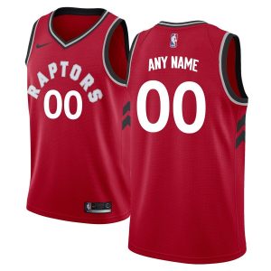 2019-20 Toronto Raptors Swingman Custom Red Icon Edition Basketball Jersey White 54858