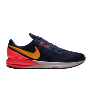 Nike Air Zoom Structure 22 Blackened Blue Orange Peel AA1636 400