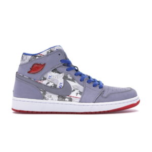 Jordan 1 Retro LS Stealth Sneakers Silver 315794 041