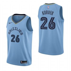 2019-20 Memphis Grizzlies Kyle Korver #26 Blue Statement Basketball Jersey 56591