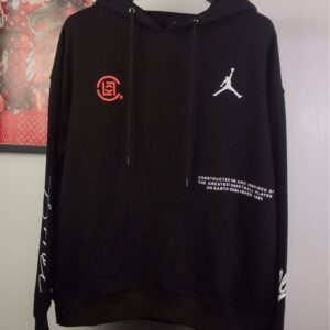 Hoodie 2019 CLOT x Jordan Why Not Black Hoodie 56963