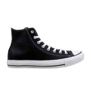 Converse Chuck Taylor All Star Leather Hi Black Sneakers 132170C