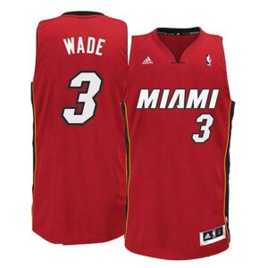 Miami Heat Men Dwyane Wade #3 Red Basketball Jersey 61973