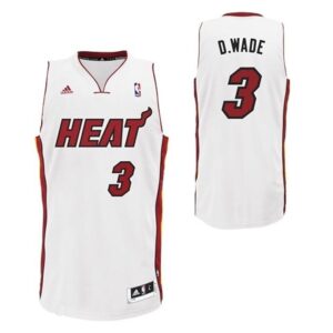 adidas Miami Heat #3 Dwyane Wade White Basketball Jersey 61964