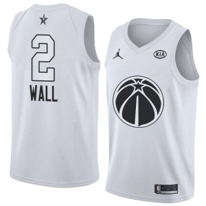 2018 All-Star Wizards John Wall #2 White Swingman Jersey Basketball Jersey 63800