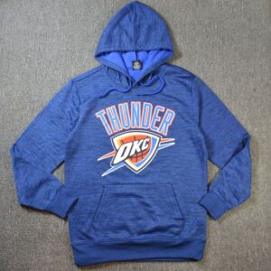 2019 Basketball NBA Oklahoma City Thunder Hoodie Grey 64033