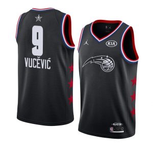 Basketball Jersey 2019 NBA All-Star Orlando Magic Nikola Vucevic #9 Black Swingman Jersey 64201