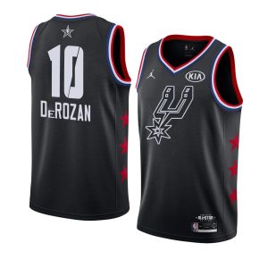 Basketball Jersey 2019 NBA All-Star Spurs DeMar DeRozan #10 Black Swingman Jersey 64271