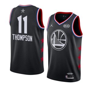 Basketball Jersey 2019 NBA All-Star Warriors Klay Thompson #11 Black Swingman Jersey Grey 64177