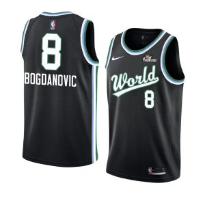 Basketball Jersey 2019 Team USA Bogdan Bogdanovic #8 NBA Rising Star Black Swingman 63420