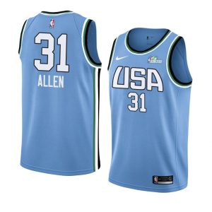 2019 Team World Jarrett Allen #31 NBA Rising Star Blue Swingman Basketball Jersey 63333