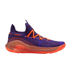 Under Armor Curry 6 Deep Orchid Sneakers Black 3022386 501