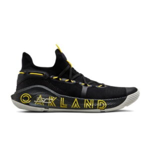 Under Armor Curry 6 Thank You Oakland Sneakers Black 3020612 006