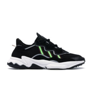 adidas Ozweego Core Black Solar Green Sneakers EE7002