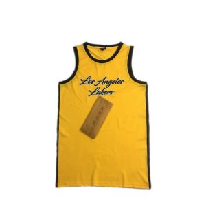 2018 Los Angeles Lakers Retro Style Sports Jersey yellow 93771