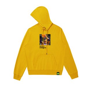 Hoodie 2020 Kalan Allen Iverson Hoodie Yellow White 94834