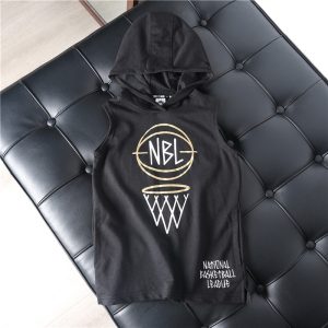 Basketball Jersey 2020 NBL Hoodie Black Cream 92240