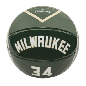 Collectible Ball 2020 Spalding NBA Milwaukee Antetokounmpo 34 Ball 95157