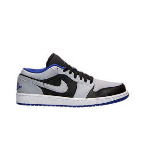 Air Jordan 1 Low Black Dark Concord Wolf Gray Red 553558 014