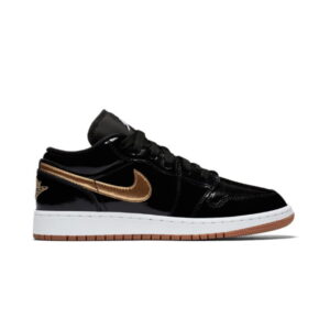 Air Jordan 1 Low GS Metallic Gold White 554723 032