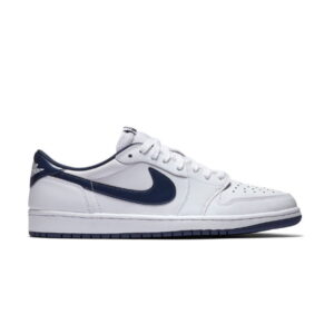 Air Jordan 1 Low Retro OG Midnight Navy Orange 705329 106