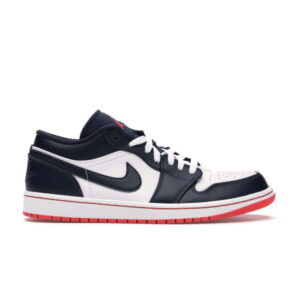 Air Jordan 1 Retro Low Obsidian Ember Sneakers 553558 481