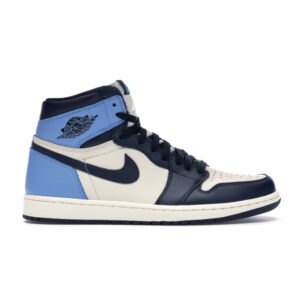 Air Jordan 1 Retro High OG Obsidian Sneakers Red 555088 140