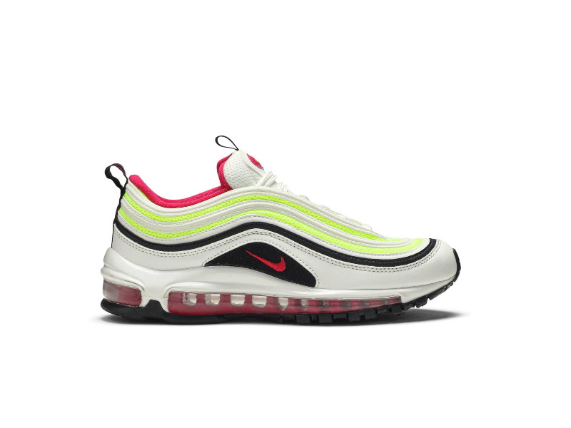 Nike Air Max 97 GS White Rush Pink Volt Blue CJ9978 100