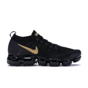 Nike Air VaporMax 2 Black Metallic Gold W White 942843 012