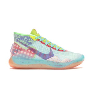 Nike KD 12 NRG EYBL Peach Jam Sneakers Red CK1195 300/CK1197 300