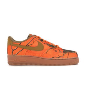 Realtree x Nike Air Force 1 Low Orange Camo Sneakers AO2441 800