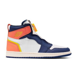 Wmns Air Jordan 1 High Zip Blue Void Citron Sneakers AQ3742 100