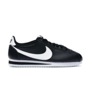 Nike Wmns Classic Cortez Leather Black White Sneakers 807471 010