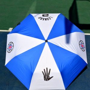 NBA Los Angeles Clippers 2 Umbrella Blue White Umbrella 94973