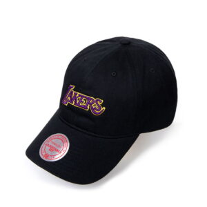 2020 AAPE x Mitchell & Ness Lakers Black Cap AAPCPM9389XXE