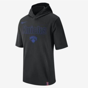 2020 Nike Men's NBA NY Knicks Hooded T-Shirt Black 97190