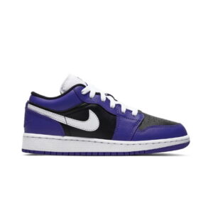 Air Jordan 1 Low GS Black Court Purple 553560 501