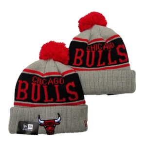 2019 NBA Chicago Bulls Red Gray Hat 103474