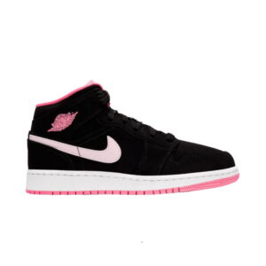 Air Jordan 1 Mid GS Black Digital Pink 555112 066