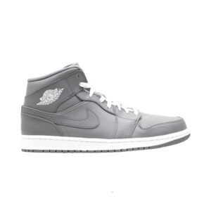 Air Jordan 1 Mid Gray White Green 554724 003