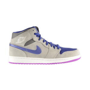 Air Jordan 1 Mid Matte Silver Purple 554724 008