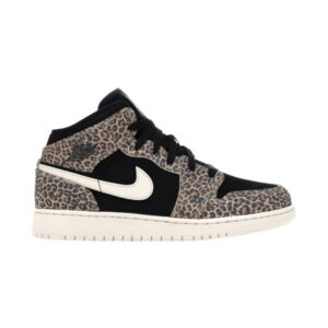 Air Jordan 1 Mid SE GS Leopard BQ6931 021