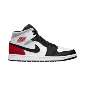 Air Jordan 1 Mid SE Red Black Toe Sneakers 852542 100