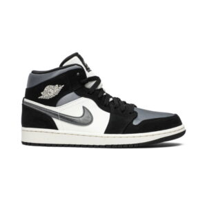 Air Jordan 1 Mid SE Satin Smoke Gray Grey 852542 011