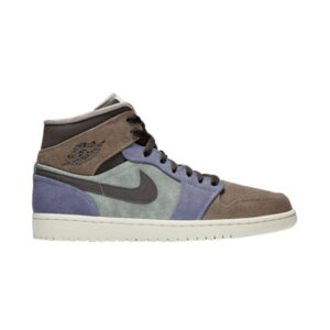 Air Jordan 1 Mid Suede Patch Sneakers 852542 203