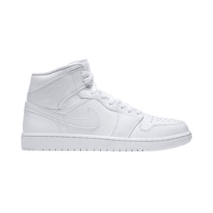 Air Jordan 1 Mid Triple White 2.0 (2020) 554724 130