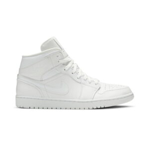 Air Jordan 1 Mid Triple White 2019 554724 129