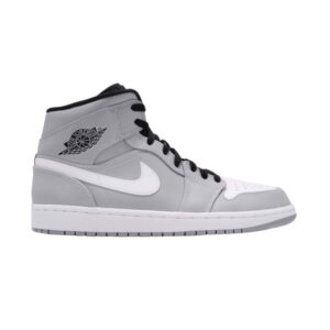 Air Jordan 1 Mid Wolf Gray 2018 Green 554724 046