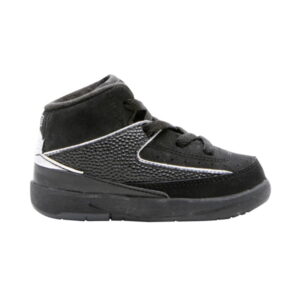 Jordan 2 Retro TD Black Sneakers Silver 308324 161